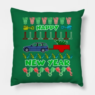 Merry chrismas, car guy, car enthusiast merry chrismas (e46 m3 e91) Pillow