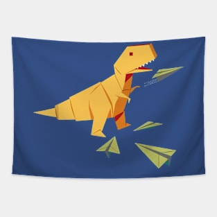 t rex origami 1 Tapestry