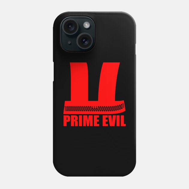 Belphegor’s Prime - Is it Prime Evil? Phone Case by codeWhisperer