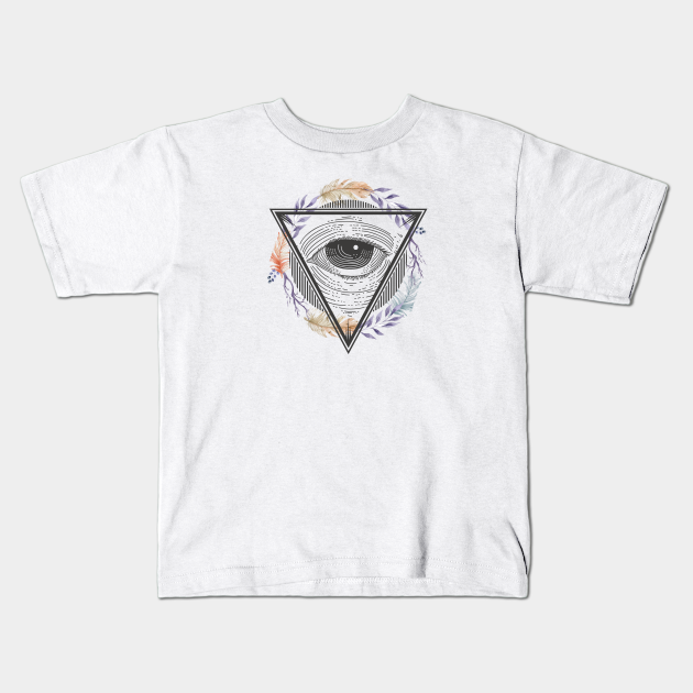Third Eye Design, Pyramid Eye Art, Triangle Abstract - Third Eye - Kids ...
