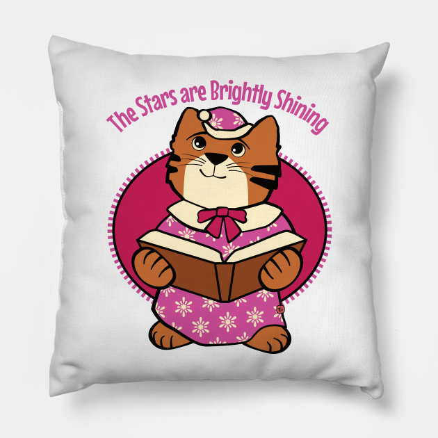 holiday cat pillow