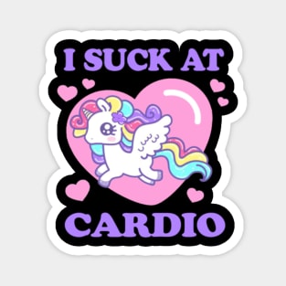 I Suck At Cardio Magnet