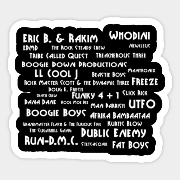 Hip Hop Pioneers - Hip Hop - Sticker