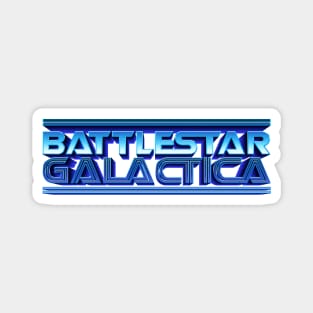 Battlestar Galactica - Chrome Logo Magnet