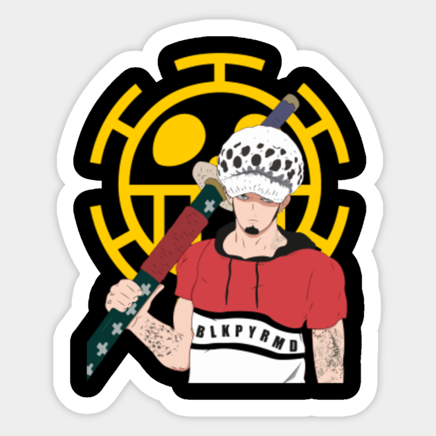 Trafalgar Law One Piece Fashion Trafalgar Law Sticker Teepublic Au