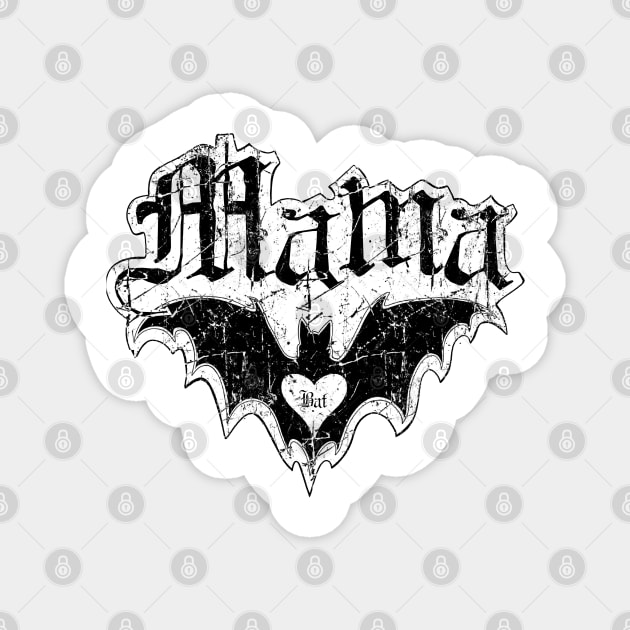 Mama Bat - Mother’s Day, Bat, Spooky Mama, Bats, Coffin, Horror Lover Magnet by SSINAMOON COVEN