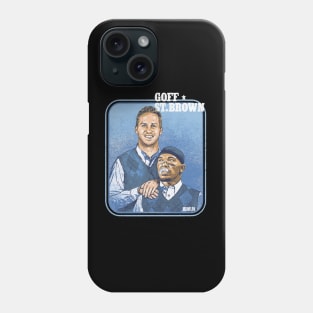 Jared Goff & Amon-Ra St. Brown Detroit Step Brothers Phone Case