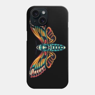 butterfly skull Phone Case