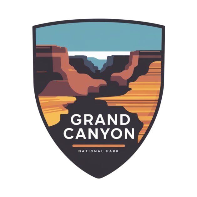 Grand Canyon National Park Emblem by Perspektiva