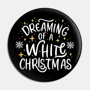 Dreaming of a White Christmas Pin