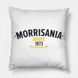 New York Bronx - New York Bronx Schriftzug - Bronx Logo - Morrisania Pillow