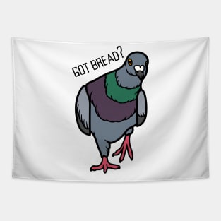 Funny Pigeon Tapestry