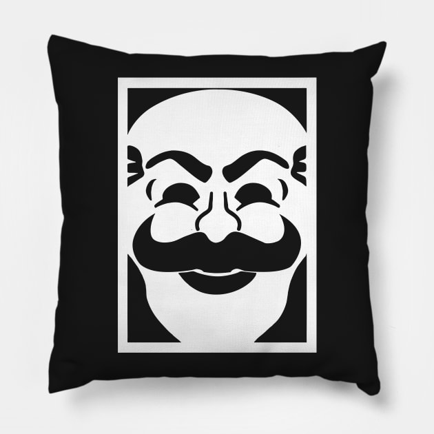 FSociety Mr Robot Pillow by Yellowkoong