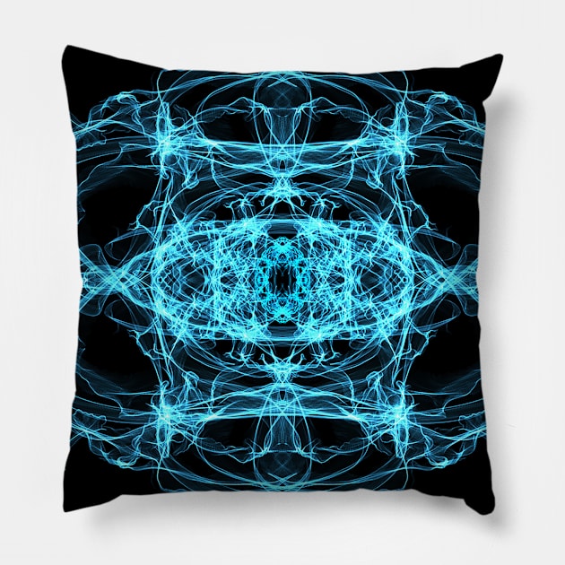 Lighting mandala Pillow by melcu