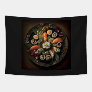 Sushi Platter Still Life Tapestry