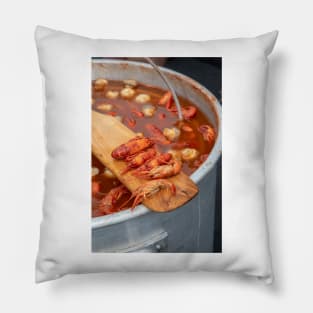 New Orleans Crawfish Mambo, USA (C046/7751) Pillow