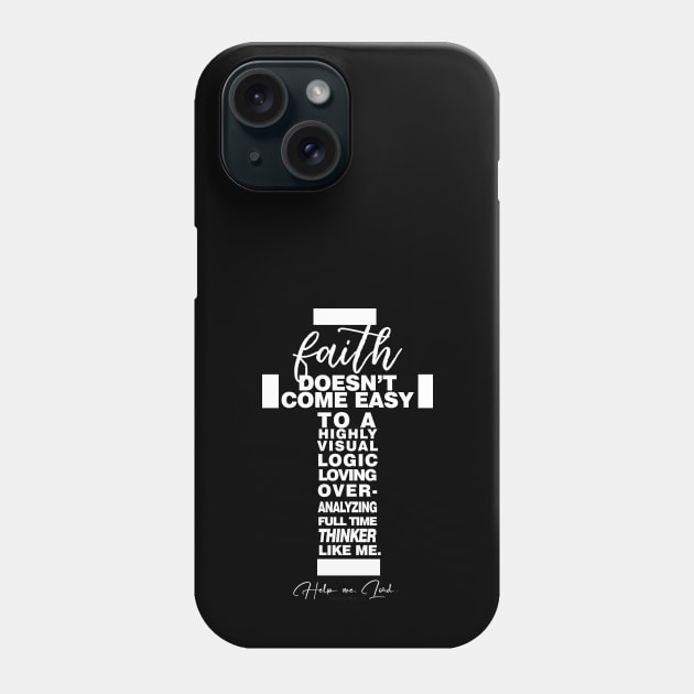 Walk by faith, not by sight, bro. | Christian Design Phone Case by Third Day Media, LLC.