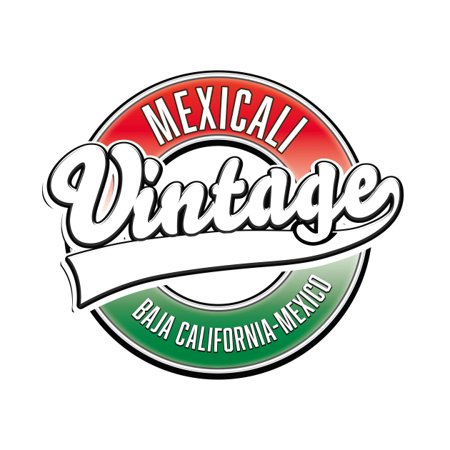 Mexicali Baja California vintage logo. by nickemporium1