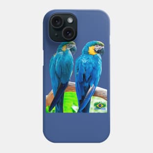 Two macaws Phone Case