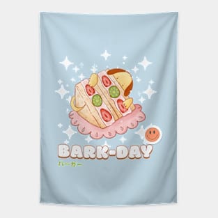 Happy Barkday - Dog Puns Tapestry