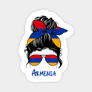 Armenia girl, Proud Flag, Armenia gift heritage, Armenian girlFriend Magnet