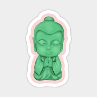 Green Buddha Magnet