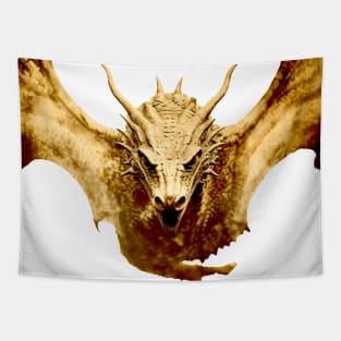 Chinese Dragon: Dragons are Cool, Chinese New Year, Year of the Dragon  on a light (Knocked Out) background Tapestry