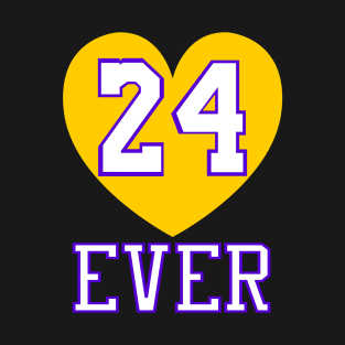 24 Ever LA Memorial Basketball Legend Design T-Shirt