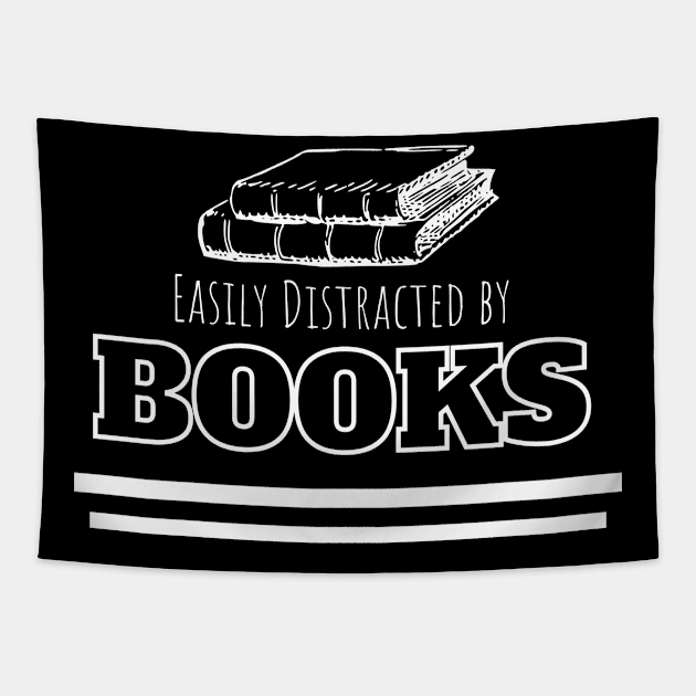 Easily Distracted By Books 3 Tapestry by TheSeason