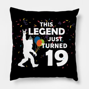 This legend just turned 19- Great birthday gift idea Pillow