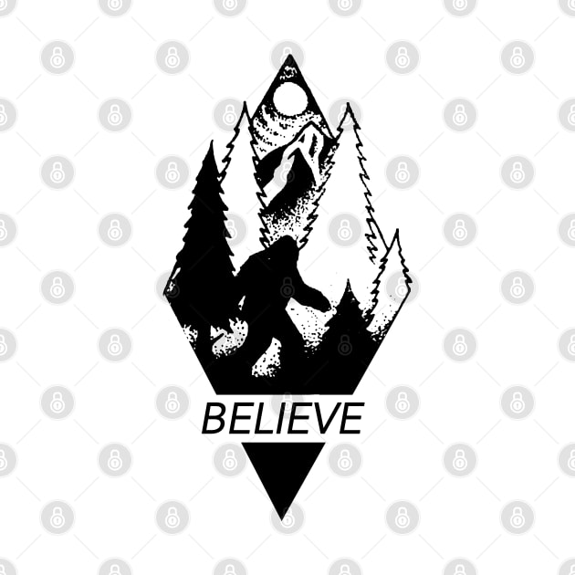 Bigfoot - believe by JameMalbie