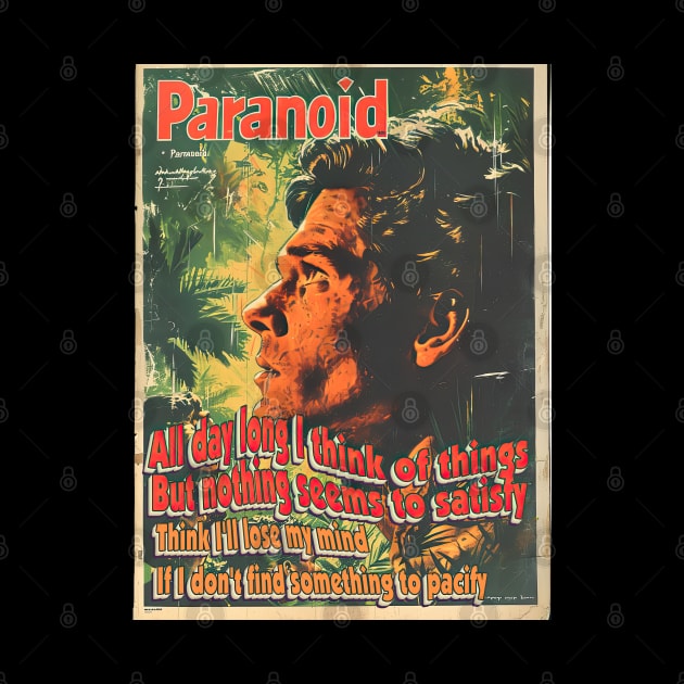 Paranoid, A vintage comics cover by obstinator