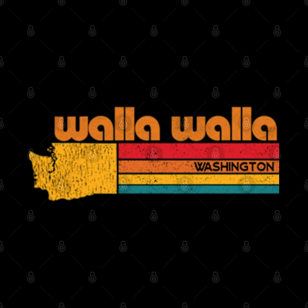 walla walla Washington Retro by DarkStile