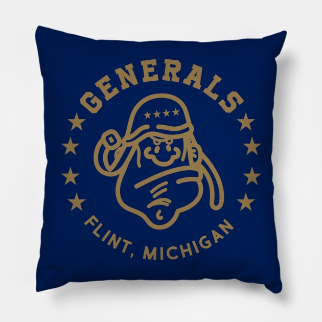 Flint generals Pillow by J31Designs