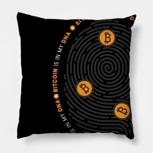 Bitcoin Fingerprint DNA Pillow