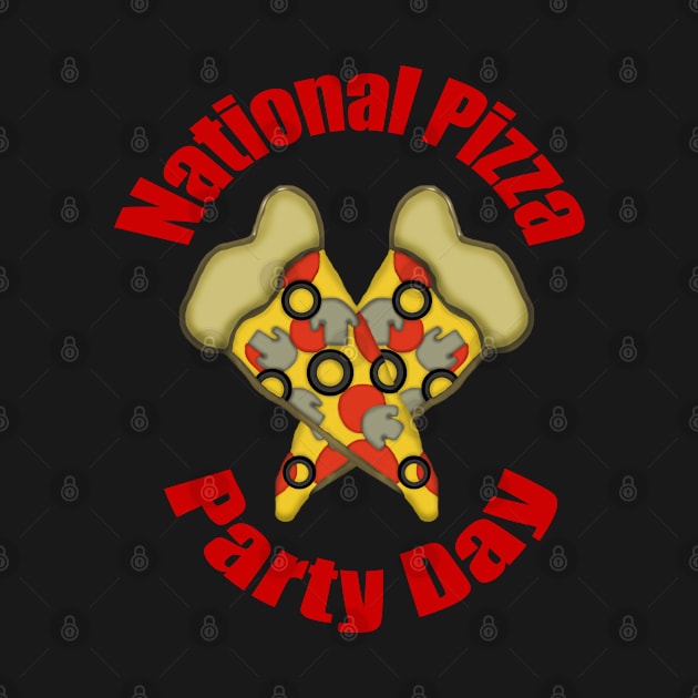 National Pizza Party Day by BlakCircleGirl