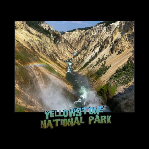 Yellowstone National Park - Lower Falls of the Yellowstone River by gorff