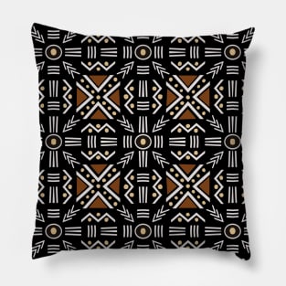 African tribal mudcloth pattern Pillow