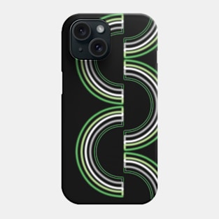 Aromantic Neon Rainbow 2 Phone Case