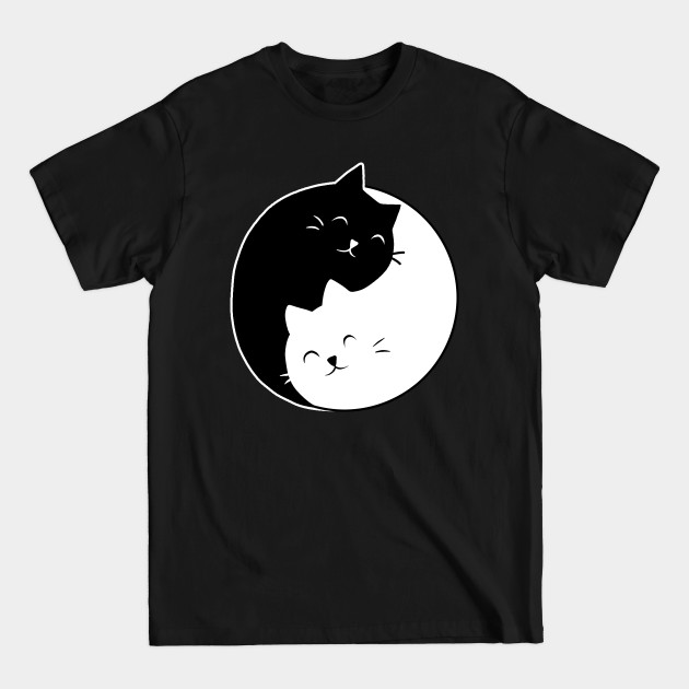 Discover Yin Yang Cats - Yin Yang Cats - T-Shirt