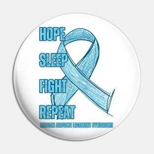 Hope, Sleep, Fight, Repeat Pin