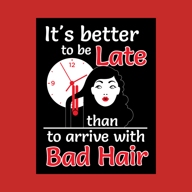 Better to late than bad hair (black) by nektarinchen
