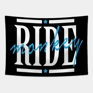 Ride Monkey Biker Tapestry