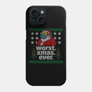 Worst Christmas Ever Funny Ugly Christmas Sweater Phone Case