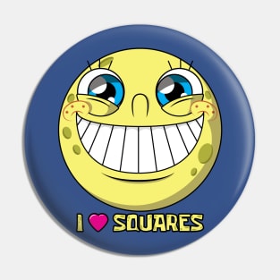 I LOVE SQUARES Pin