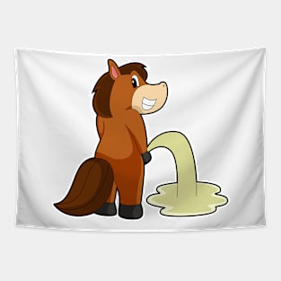 Horse Toilet Tapestry