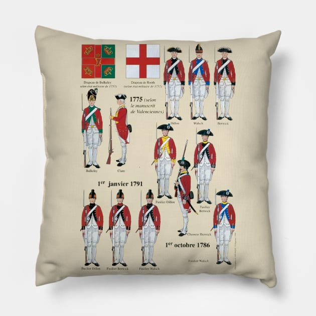 British army 18 century Pillow by Madi's shop