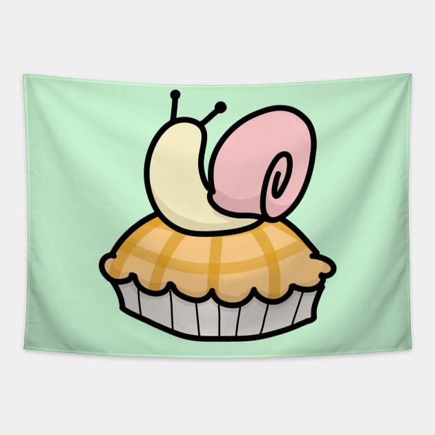 Snail Pie Tapestry by Jamtastic