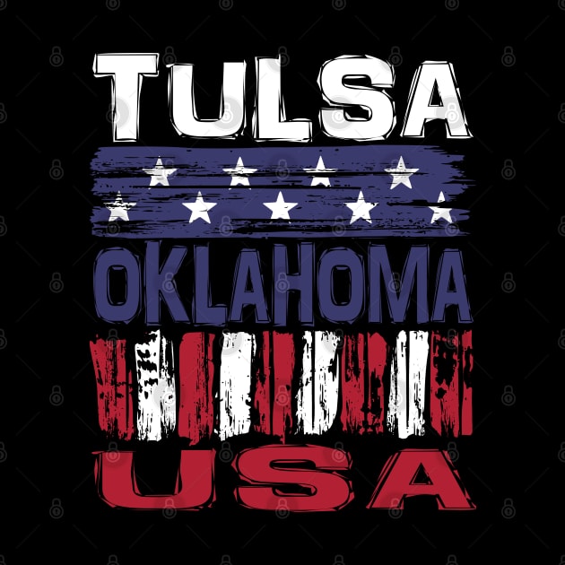 Tulsa Oklahoma USA T-Shirt by Nerd_art