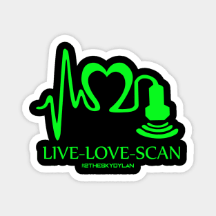 LIVE-LOVE-SCAN Magnet